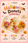Halloween Donuts – 2 Piece Set