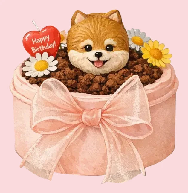 Pink Paw Cake